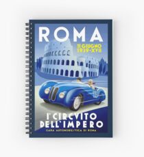 "ROMA VINTAGE GRAND PRIX" Auto-Renndruck Spiralblock