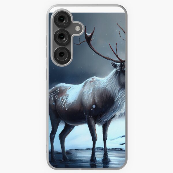 Item preview, Arctic Reindeer - Oil Paint designed and sold by ABArtByAlexST.