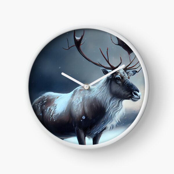 Item preview, Arctic Reindeer - Oil Paint designed and sold by ABArtByAlexST.