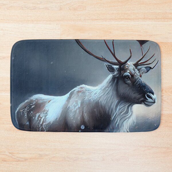 Item preview, Arctic Reindeer - Oil Paint designed and sold by ABArtByAlexST.