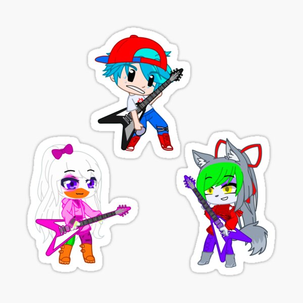 Sing and Dance with friends Gacha Club. Oc ideas friends Gacha life - Gacha  Club Dolls Sticker by gachanime