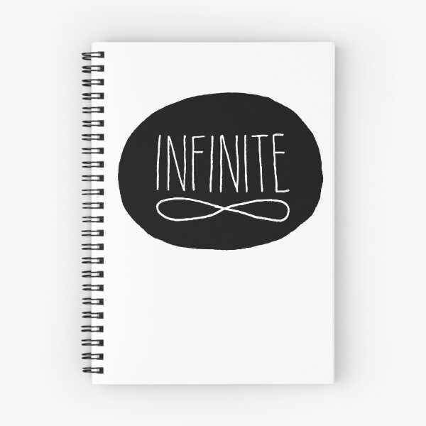 Item preview, Infinite Black and White Typographic Design designed and sold by evannave.