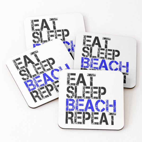 Item preview, Eat Sleep Beach Repeat, Grunge  designed and sold by ACC .