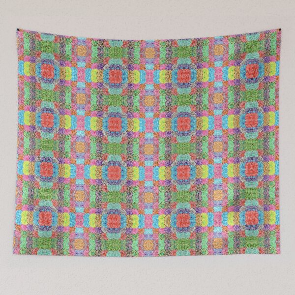 Item preview, Mirrored Multicoloured Spirograph Artwork designed and sold by RachelEDesigns.
