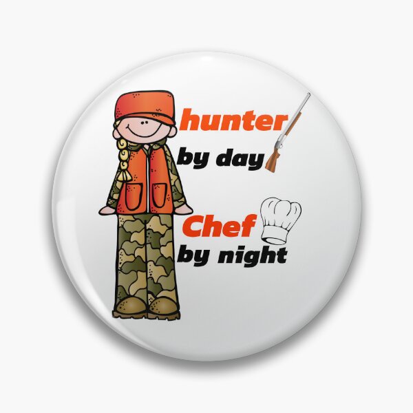 Item preview, hunter by day chef by night(yes i do have a retirement plan on hunting) designed and sold by Top-artistO.