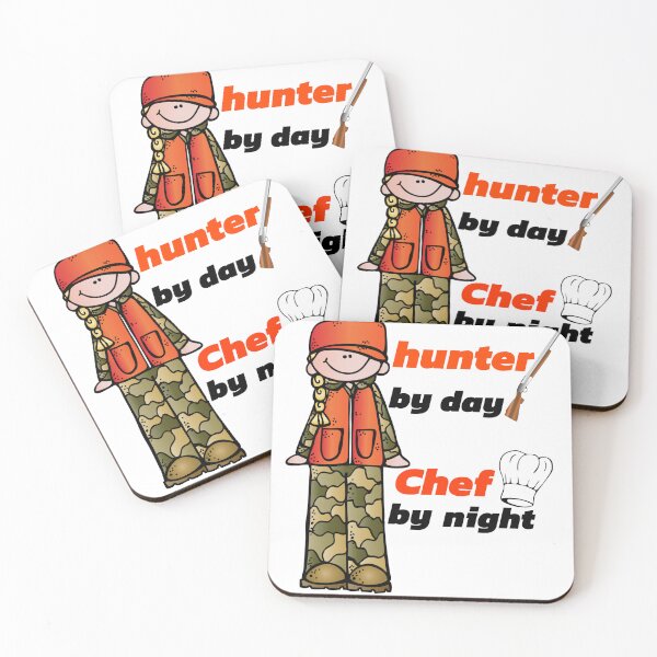 Item preview, hunter by day chef by night(yes i do have a retirement plan on hunting) designed and sold by Top-artistO.
