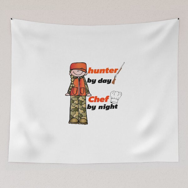 Item preview, hunter by day chef by night(yes i do have a retirement plan on hunting) designed and sold by Top-artistO.