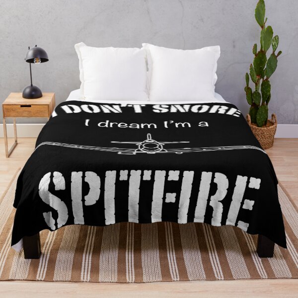 Item preview, I don't snore I dream I'm a Spitfire designed and sold by Bear Cave Designs.