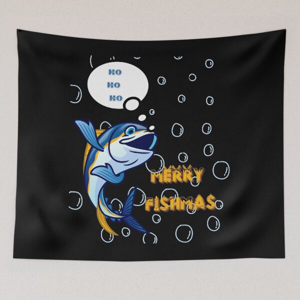 Item preview, Ho ho ho Merry Fishmas designed and sold by Sandragor1.