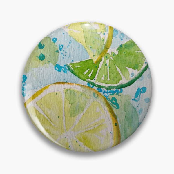 Item preview, "Lemon Lime" Cool Watercolor Artwork designed and sold by Arteaventura.