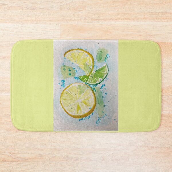 Item preview, "Lemon Lime" Cool Watercolor Artwork designed and sold by Arteaventura.