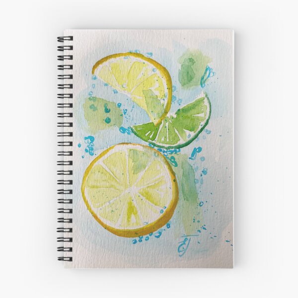 Item preview, "Lemon Lime" Cool Watercolor Artwork designed and sold by Arteaventura.