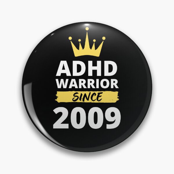 Item preview, ADHD Warrior designed and sold by BuraxisQuotes.