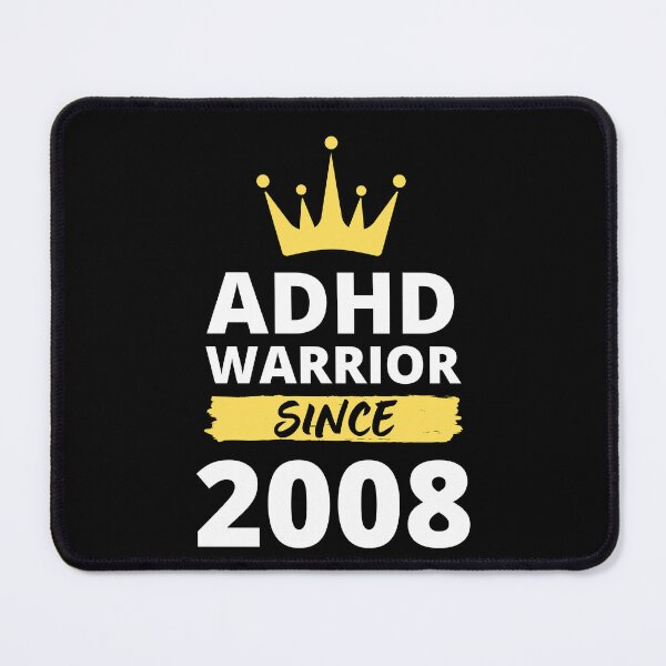 Item preview, ADHD Warrior designed and sold by BuraxisQuotes.