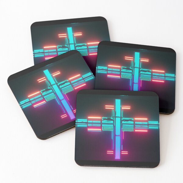 Item preview, Cyberpunk lights cross designed and sold by SJG-digital.