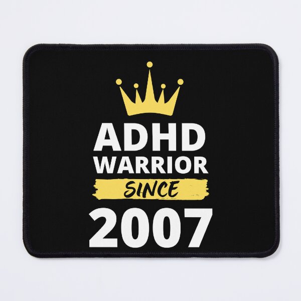 Item preview, ADHD Warrior designed and sold by BuraxisQuotes.