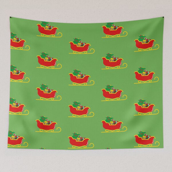 Item preview, santa christmas sleigh designed and sold by yessebel.