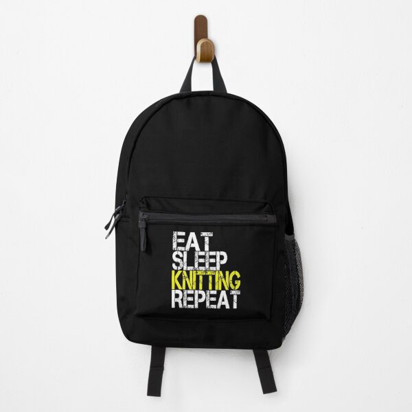 Item preview, Eat Sleep Knitting Repeat, Grunge  designed and sold by ACC .