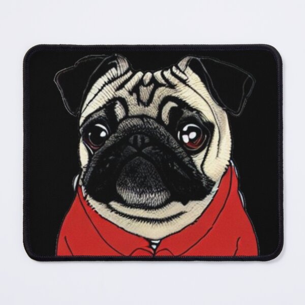 Item preview, Pug Wearing a shirt : Funny Pug Dog designed and sold by EnzoVectorism.