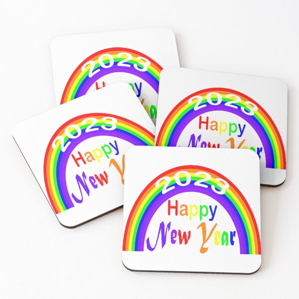 Artikelvorschau, Regenbogen-Silvester entworfen und verkauft von Soudesign99.