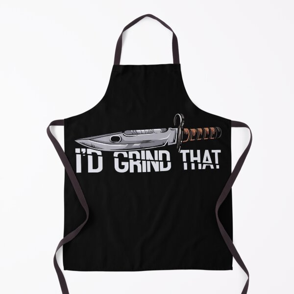 Item preview, I'd Grind That Funny Knife Lover Pun Knife Maker Bladesmith designed and sold by MintedFresh.
