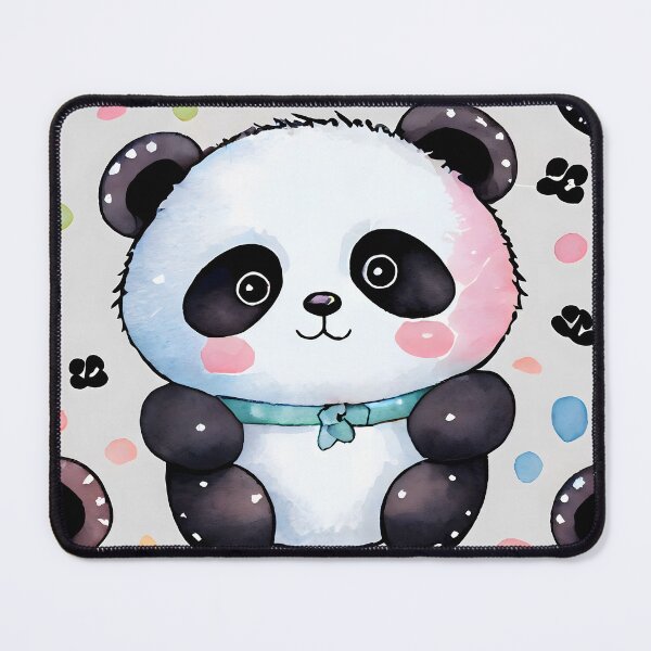 Item preview, Cute Kawaii Panda Pattern designed and sold by ClairesPatterns.