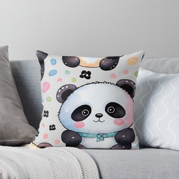 Aperçu de l'œuvre Joli motif de panda kawaii créée et vendue par ClairesPatterns.