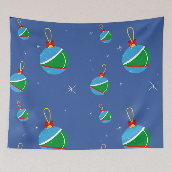 Item preview,  blue and green Christmas backdrop designed and sold by yessebel.