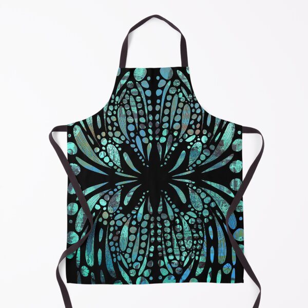 Item preview, Textured Emerald Pattern with Organic Shapes designed and sold by NancyMerkle.