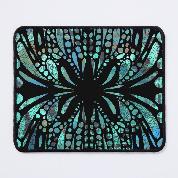 Item preview, Textured Emerald Pattern with Organic Shapes designed and sold by NancyMerkle.