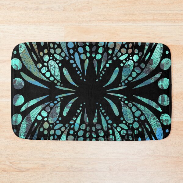 Item preview, Textured Emerald Pattern with Organic Shapes designed and sold by NancyMerkle.