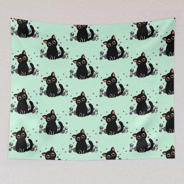 Item preview, Black little kitty. designed and sold by agnemarc.