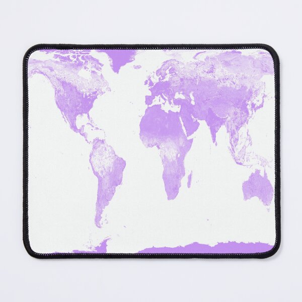 Item preview, World Map Lavender designed and sold by 2sweetsDesign.