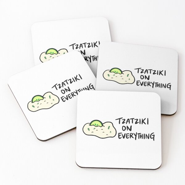 Item preview, Tzatziki (Sauce) on Everything, Greek Food Lover, Tzatziki Sauce with Dill and Cucumber designed and sold by bonniemamadraws.