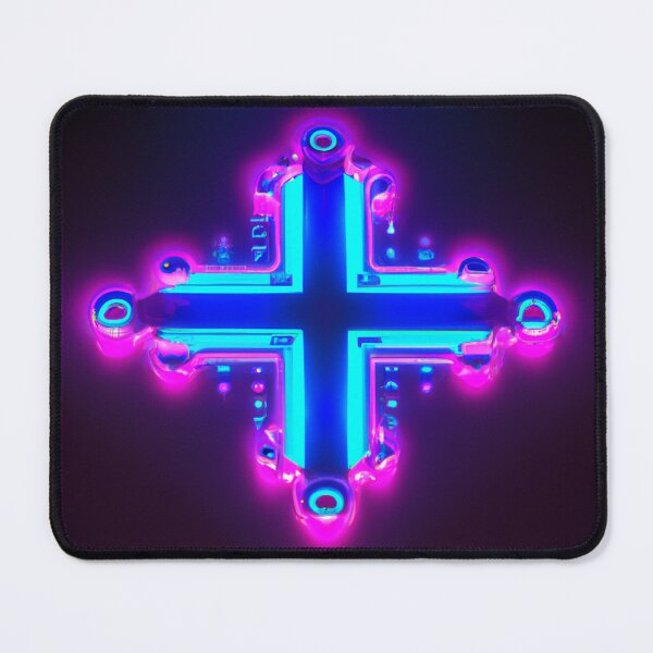 Item preview, Cyber neon cross designed and sold by SJG-digital.