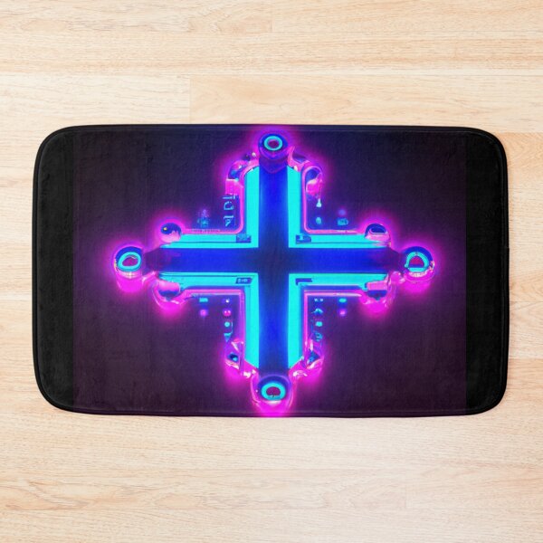 Item preview, Cyber neon cross designed and sold by SJG-digital.