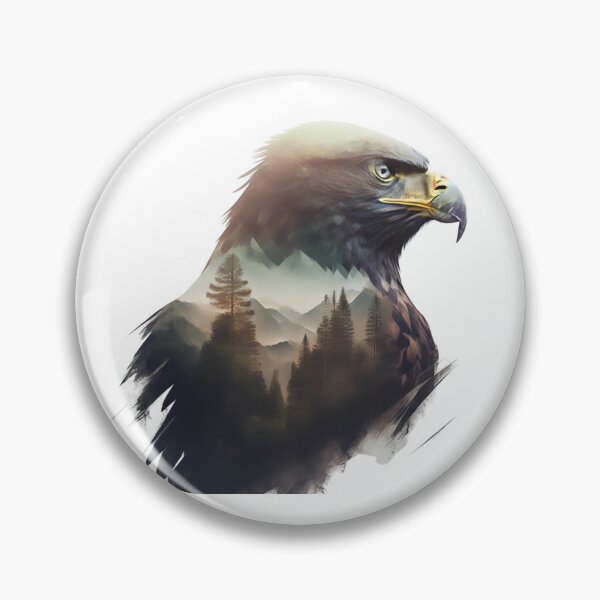 Item preview, Double exposure eagle designed and sold by Mirochan80.