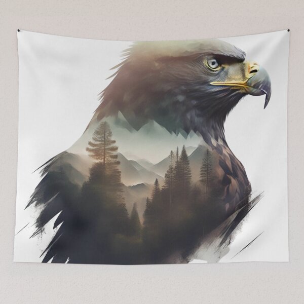 Item preview, Double exposure eagle designed and sold by Mirochan80.