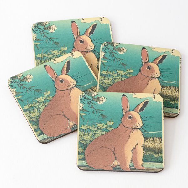 Item preview, Just A Vintage Bunny Rabbit Drawing with Cute Eyes designed and sold by wigobun.