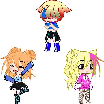 Tripack Oc ideas Gacha life girls. Tripack dolls from Gacha Club - Gacha  Girls | Sticker