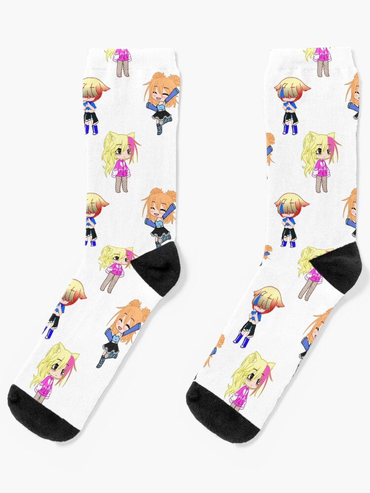 Tripack Oc ideas Gacha life girls. Tripack dolls from Gacha Club - Gacha  Girls Socks by gachanime