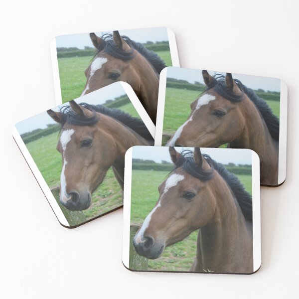 Item preview, Brown horse portrait designed and sold by Mike Colwill.