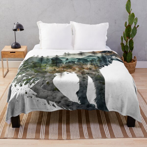 Item preview, Double exposure wolf designed and sold by Mirochan80.