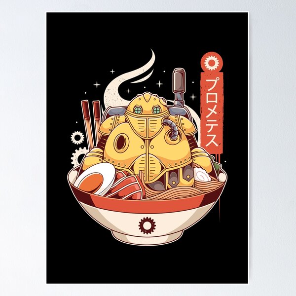 Item preview, Robo Ramen designed and sold by AlundrART.