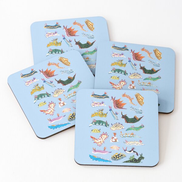 Item preview, NUDIBRANCHIA (light blue) designed and sold by BEATRIZ ABAITUA.