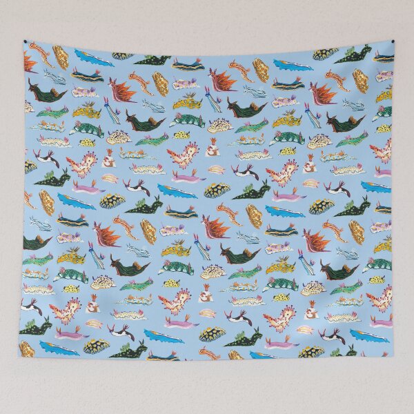 Item preview, NUDIBRANCHIA (light blue) designed and sold by BEATRIZ ABAITUA.