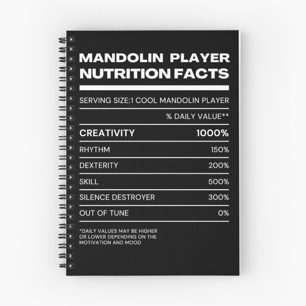 Item preview, Mandolin Player Nutrition Facts designed and sold by weirdrelatives.