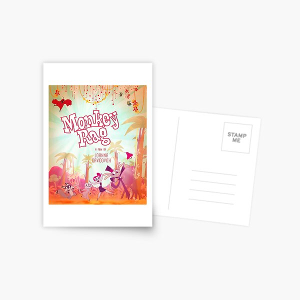 Monkey Rag Poster Postcard