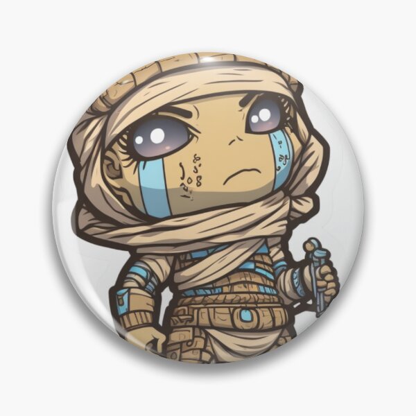 Item preview, Mummy Spooky D&D Fantasy Sticker Character Egyptian designed and sold by Itis-Whatitis.