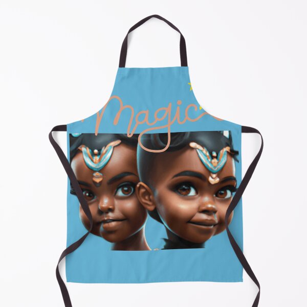 Item preview, Two Adorable Brown Princesses Black Panther Inspired Portrait,Magic designed and sold by Doaa369.
